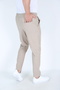 Men's Striped Jogger Pants Woven Elastic Fabric Pants with Elastic Waist and Back Pockets - 3