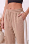 Women's White Striped Loose Baggy Sweatpants - 4
