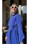 39833 Belted Women's Dress Blue - 2
