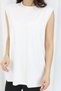 Crew Neck Zero Sleeve Combed Cotton Short Undergarment - 4