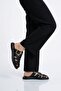 Black Soft Sole Closed Front Women's Slippers 322224 Z - 2