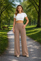 Modal Fabric High-Waist Stretchy Shaping Straight-Leg Pants Leggings - 2