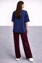 Women's Oversize 2-Piece Set 100% Cotton Comfortable Fit Modern Look - 2