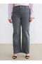Vizyon New Season Plus Size Wideleg Women's Jean Pants - 2