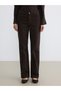 Lcw Jeans Brown High Waist Straight Fit Women's Jean Trousers - 2
