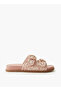 Women Textured Slip-On Sandals - 3