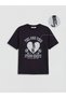 Timeless Clothing & Timeless Choices Printed Stone Detailed Girls' T-Shirt - 2