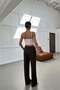 Beli Rubber Ribbed Modal Tracksuit Brown - 4