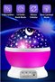 Moon Starry Sky Reflects Rotating Pink Projection Night Light for Office Home Office Gift - 4