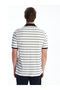 Trendlucky Men's Polo Collar Striped Combed Cotton T-Shirt with a Difference - 4