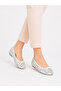 Women's Gray Sequined Bowknot Ballerinas Daily Comfortable Stylish Useful Ballerinas - 2