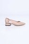 Stapled Neolite Sole Pointed Toe Genuine Leather Thick Heeled Shoes 339-330 Women's Shoes - 6
