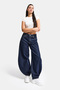 Women's Indigo Selvedge 7S6-50 Mega Balloon Fit 100% Cotton Denim Jean - 3