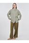 Single Pocket Cotton Linen Tunic Khaki - 3