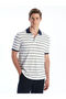 Trendlucky Men's Polo Collar Striped Combed Cotton T-Shirt with a Difference
