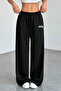 Stüssy Printed Black Wide Leg Summer Baggy 3 Yarn Flexible Comfortable Sweatpants Rf0673 - 3