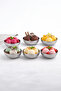 6-Piece Stainless Steel Tableware Presentation Snack Bowl Breakfast Stainless Steel Bowl
