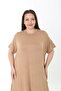 Xlmodam Women's Stone-Embellished Lycra Plus Size Dress - 6