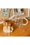 2 Pieces Borosilicate Grape Bead Cup 350 ml Heat Resistant Glass Mug with Handle - 6