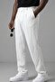Men's Baggy Gabardine Fabric Single Pleated Buttoned Pants K2052Gp - 3
