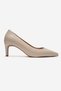 Velmira Ecru Skin Women's Heeled Shoes - 4