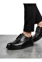 Men's genuine leather black lightweight casual classic shoes