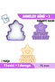 Mother's Day - 1 |   75mm |   Cookies - Sugar Dough - Play Dough Mold Set - 2