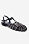 Lavina Navy Blue Suede Stone Women's Sandals - 3