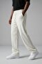 Men's Baggy Rope Patterned Elastic Waist Linen Pants K2055Kp - 3