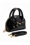 Women's Buckle Detailed Hand and Shoulder Bag