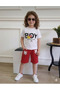 Unisex Girls and Boys Children's Two-Piece Set with Shorts - 2