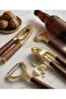 Akasya Sapli Gold Detailled 4-Piece Kitchen Set Peeler Opener Garlic Crusher Nut Cracker - 5