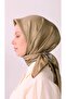وشاح حريري كاكي بنمط كلاسيكي 100% من التويل 4305-80