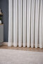 Elegant Herringbone Pattern Heavy Weight 1/2.5 Pleated Non-Iron Tulle Curtain for Living Room Bedroom - 2