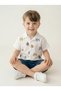 Boy's 2-Piece Set with Festive Shirt and Shorts, Anti-Sweat, Comfortable, Stylish Summer Combination - 7