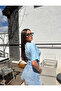 Blue Short Spanish Sleeve Basic T-Shirt - 6