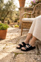 Orthopedic Sole Women's Soft Slippers - Two Buckle Daily Comfortable Model Flexible Daily Lightweight Stylish Modern Slippers - 4