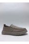 Ultra Light Extremely Flexible Fully Orthopedic Beige Color Comfortable Summer Tight Fitting Laceless Knitted Men's Shoes - 2