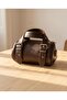 Women's Modern Design Stylish Handbag with Buckle - 3