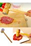 Double-Sided Meat Tenderizer with Bamboo Handle – Professional Meat Tenderizer with Metal Tip, Kitchen Tool - 3
