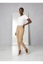 Women's Dark Beige Ngbutika Full Lycra High Waist Skinny Jean Pants (Recovery) - 4