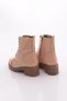 Md109-22K Women's Silver Stone Banded Thick Sole Boots - 3