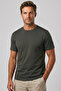 Men's Vision Premium Quality Dense Textured Cotton T-Shirt Khaki M101-R0220-11