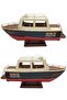 Decorative Metal Speed Boat Speed Boat 34cm - 5