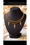 Vintage Inspired Gold Tone Natural Stone Necklace