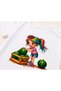 Girl's Fuchsia Watermelon and Pink Cherry Printed T-Shirt Shorts Set 9 Months-2 Years Summer - 6