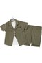 Boys' Cotton Summer Shorts, Shirt and T-Shirt 3-Piece Set - 2