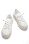 Leather and Crystal-Embellished Sports Shoes - 2