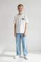 100% Cotton Bahçeşehir College X Defacto Illustrated T-Shirt I1966A826Sm - 5