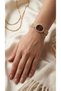 Belluci Women's Steel Watch Gold Color & Burgundy Dial Oval Case Stone Inlaid Vintage Old Money Luxury Elegant Stylish Women's Wristwatch 2026 - 4